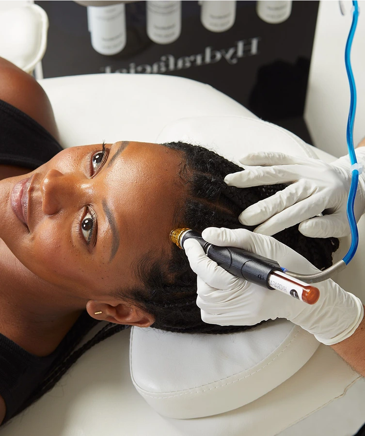 Candidates for Hydrafacial Keravive Scalp Treatment in Portsmouth, New Hampshire Banner